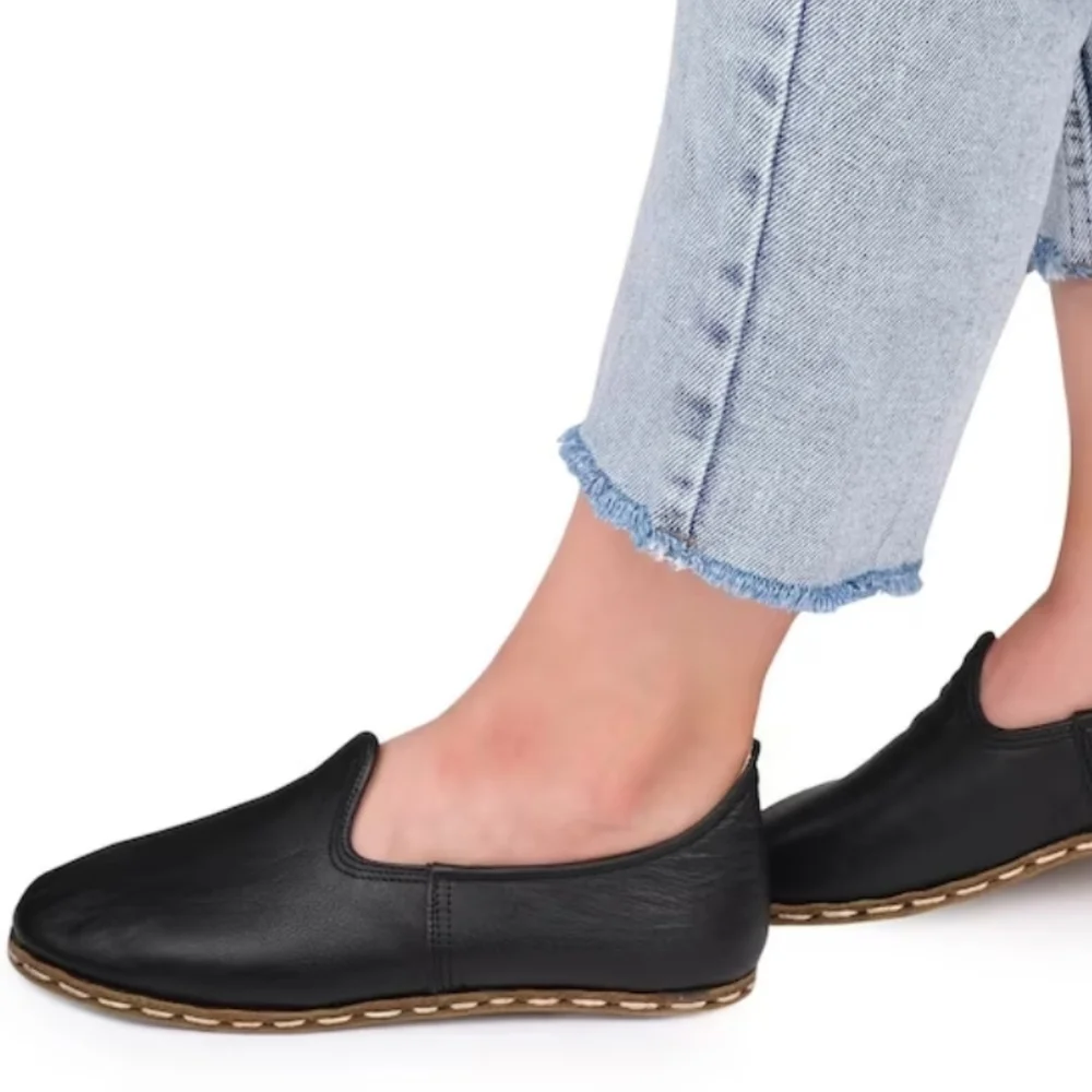 Barefoot Shoes, Women Shoes, Leather Shoes Unique - Picture 3 of 14